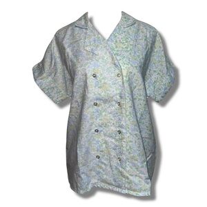 Vintage Floral Button Down Shirt